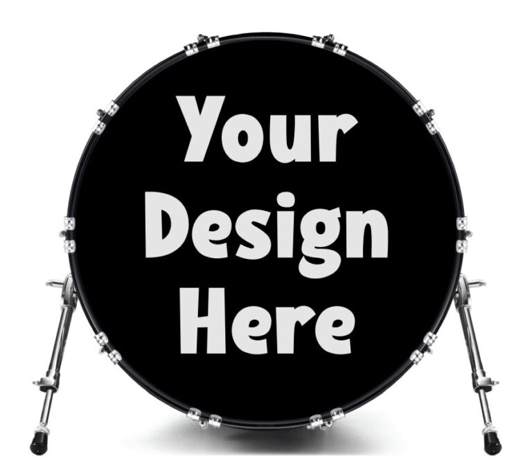 Custom Bass Drum Heads Design Now
