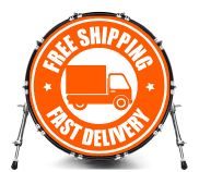 Custom drum head free-shipping